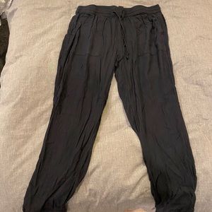 Black Ankle Cropped Prana Yoga Pants